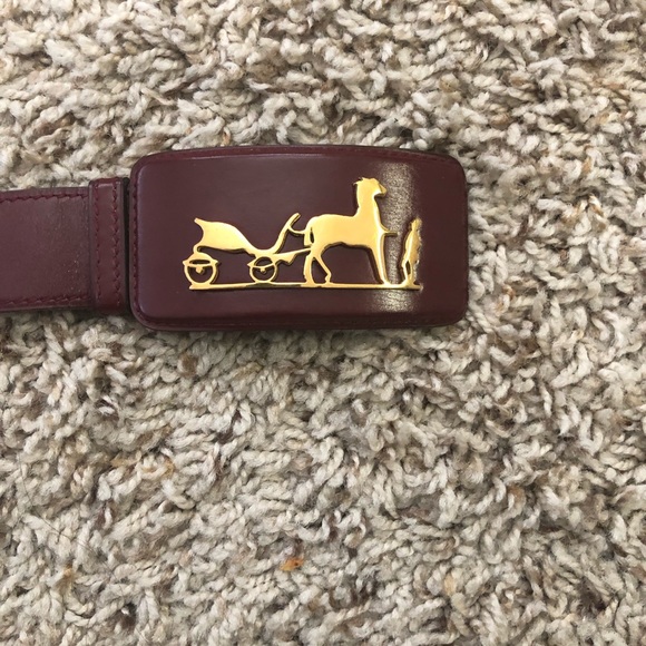 hermes belt with horse